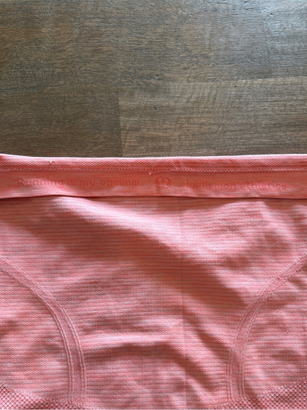 Lululemon Swiftly Racerback Tank Top Hip Length in Heathered Coral Pink | Size 4 - Picture 6 of 7